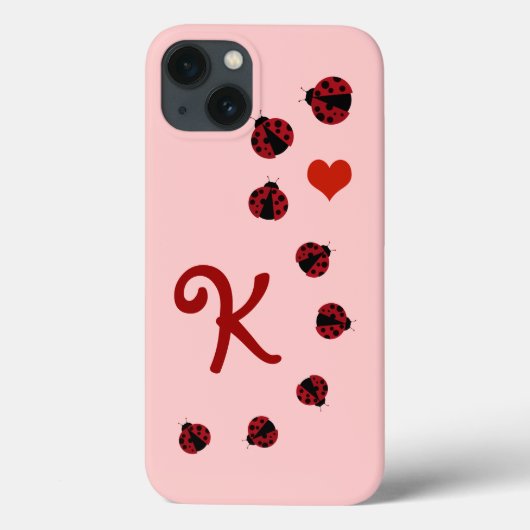 Lieveheersbeestjes personaliseerbaar Case-Mate iPhone case (Achterkant)