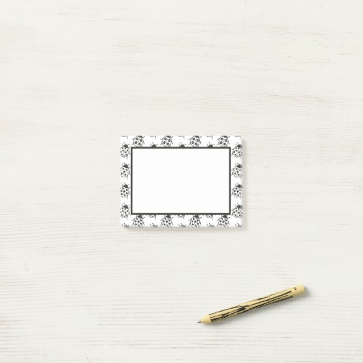 Lieveheersbeestjes Post-it® Notes (Op bureau)