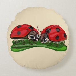 Lieveheersbeestjes  rond kussen