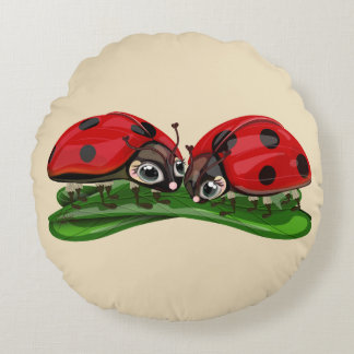 Lieveheersbeestjes rond kussen