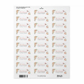 Lieveheersbeestjes & Rozen Retouradres Etiket (Full Sheet)