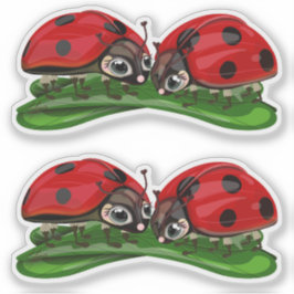 Lieveheersbeestjes  sticker