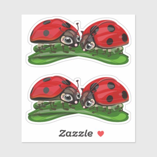 Lieveheersbeestjes sticker (Vel)