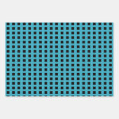 Lieveheersbeestjes turkoois en zwarte stippen en v inpakpapier vel (Voorkant 3)