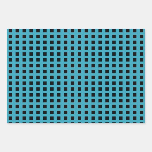 Lieveheersbeestjes turkoois en zwarte stippen en v inpakpapier vel (Voorkant 3)