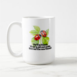 Lieveheersbeestjes vriendschapsquote grappige BFF Koffiemok