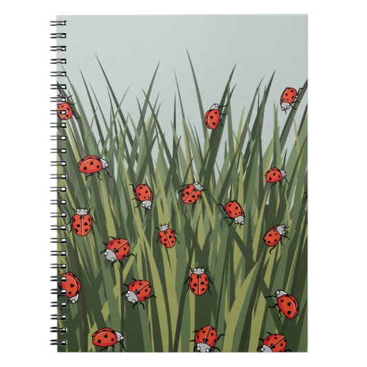 Lieveheersbeestjespatroon Notitieboek (Voorkant)