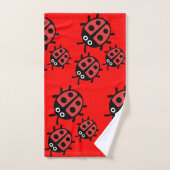lieveheersfamilie bad handdoek (Handdoek)