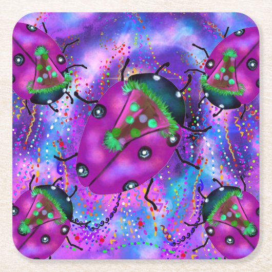 LIEVEHEERSKUNST KARTONNEN ONDERZETTERS (Voorkant)