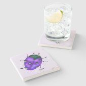 LIEVEHEERSKUNST STENEN ONDERZETTER (Zijkant)