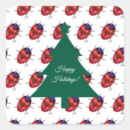 LIEVEHEERSKUNST VIERKANTE STICKER