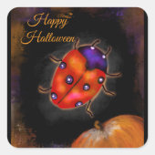 LIEVEHEERSKUNST VIERKANTE STICKER (Voorkant)