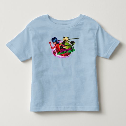 Lieveheid & Cat Noir | Sterker Samen Kinder Shirts (Voorkant)