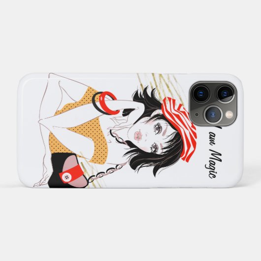 Lieveling, ik ben een magische houding citaat Case-Mate iPhone case (Achterkant (horizontaal))