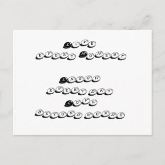 lieveling, lacht, liefdesquote briefkaart