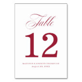 lieveling | Trouwtafel nummer Kaarten (Voorkant)