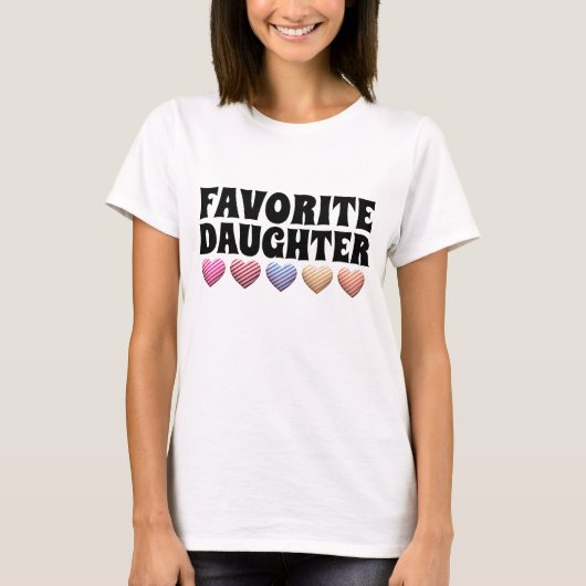 LIEVELINGS DOCHTER T-SHIRTS (Voorkant)