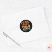 Lievelingskind Schoonzoon Grappige Schoonmoeder Ronde Sticker (Envelop)