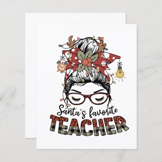 Lievelingsleraar Sinterklaas (Voorkant / Achterkant)