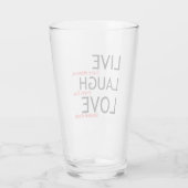 lievelingsliefde glas (Achterkant)