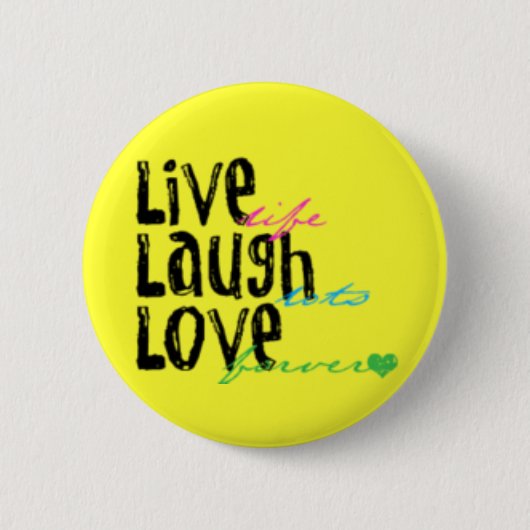 lievelingsliefde ronde button 5,7 cm (Voorkant)