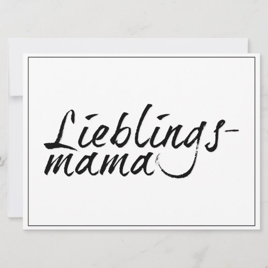Lievelingsmama (Voorkant)