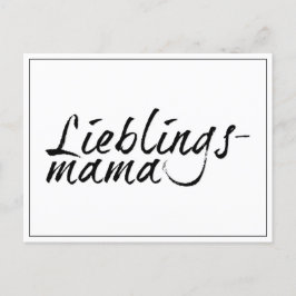 Lievelingsmama Feestdagenkaart