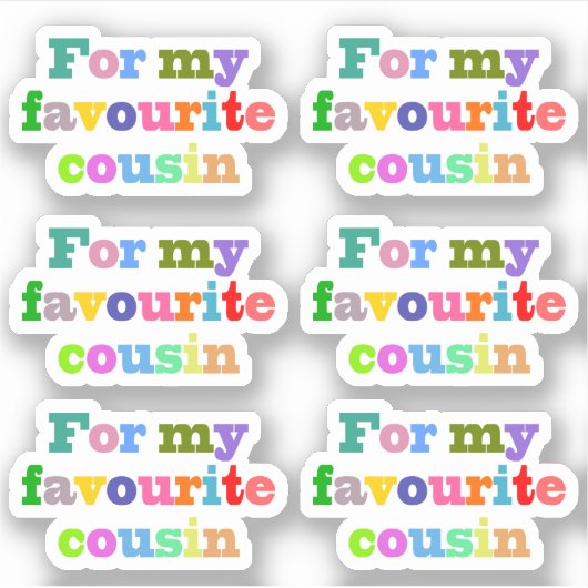 lievelingsneef sticker (Voorkant)