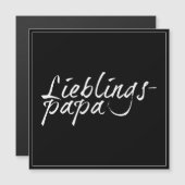 Lievelingspapa - witte Schrift 00001 (Voorkant / Achterkant)