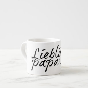 Lievelingspapa - zwarte letters 00001 espresso kop