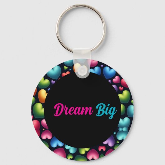 Lievende liefde (gepersonaliseerd) sleutelhanger (Voorkant)