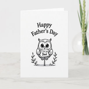 Lievende Vader Vaderdag Kaart