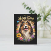 Lievende Vriend Briefkaart (Staand voorkant)