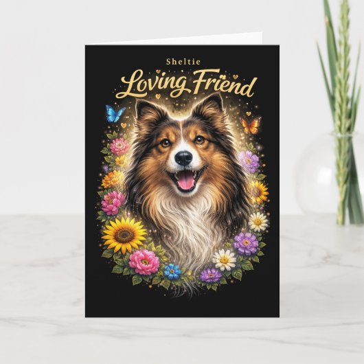Lievende Vriend Feestdagen Kaart (Voorkant)