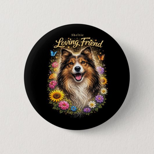 Lievende Vriend Ronde Button 5,7 Cm (Voorkant)