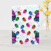 LIEVENHEERSBEESJE KUNST KAART (Gele Bloem)