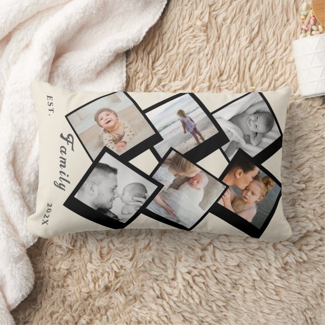 Liever altijd – Aangepaste gezelfamilie foto colla Kussen (Deken)