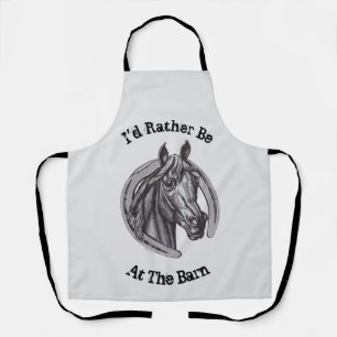 Liever bij Barn Horse Lover  Animal Schort