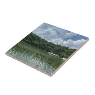 Liever bij het meer onderzetter tegeltje