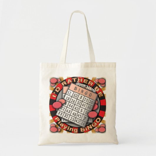 Liever Bingo spelen Tote Bag (Voorkant)