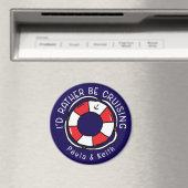 Liever Cruising Funny Cruise Cabin Door Magneet (Insitu (Vaatwasser))