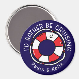 Liever Cruising Funny Cruise Cabin Door Magneet