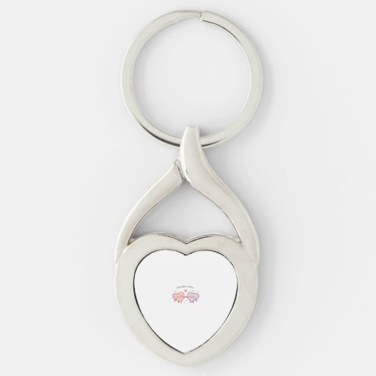 Liever Dan Couple Harten Valentijn Romantisch Des Sleutelhanger (Voorkant)