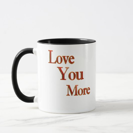 Liever Dan Meer Expressieve Liefdeskunst Mok (Links)