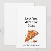 Liever dan Pizza Feestdagenkaart (Voorkant / Achterkant)