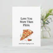 Liever dan Pizza Feestdagenkaart (Staand voorkant)