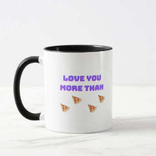 Liever dan Pizza Grappige Eten Liefde Citaat Mok