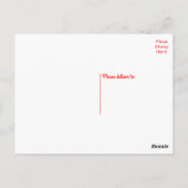 Liever, Denk aan je, Jij missen, Hallo Briefkaart (Achterkant)