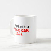 liever een autorace koffiemok (Voorkant links)