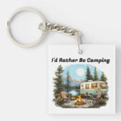 Liever een kampeerfoto sleutelhanger (Voorkant)